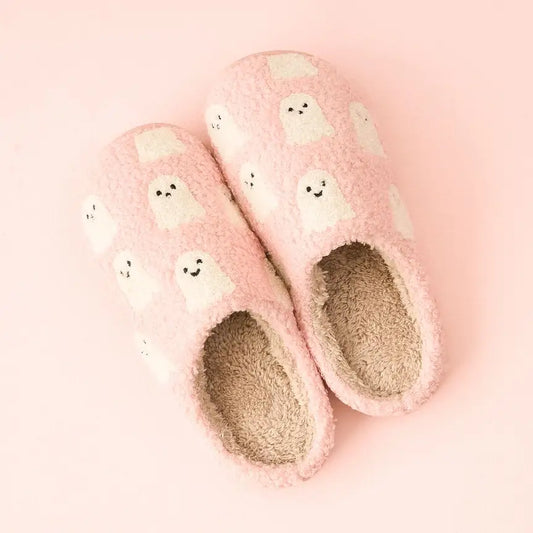 Fuzzy Slippers-Ghosts