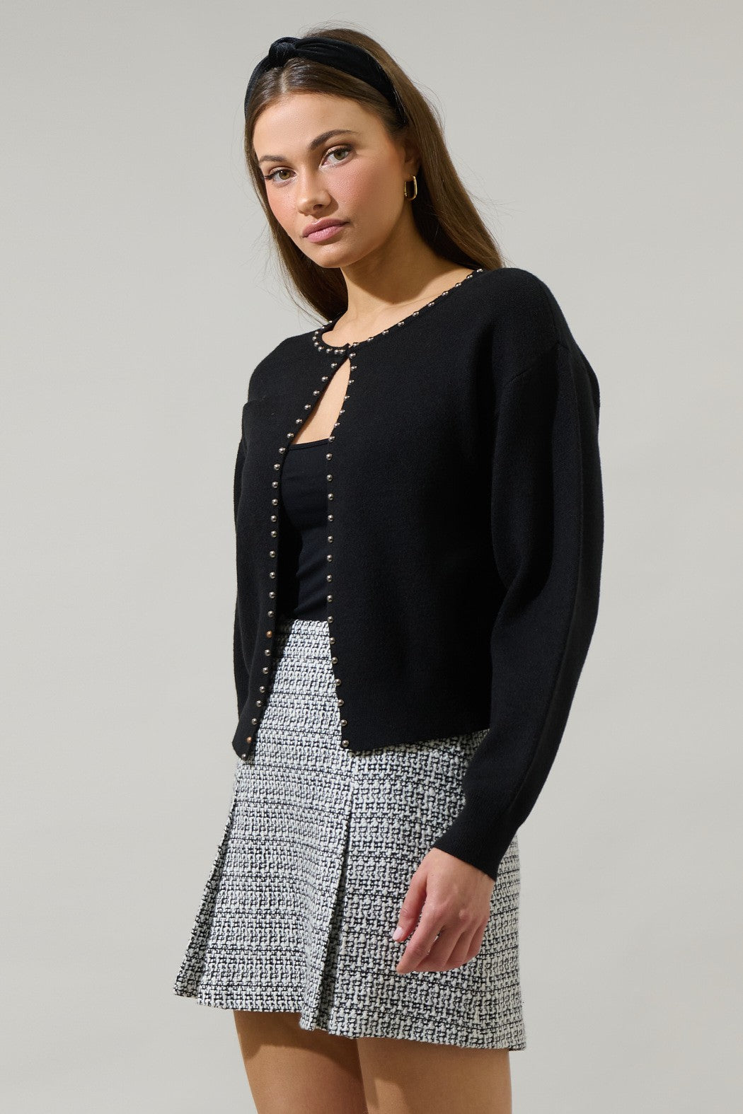 adara stud cardigan