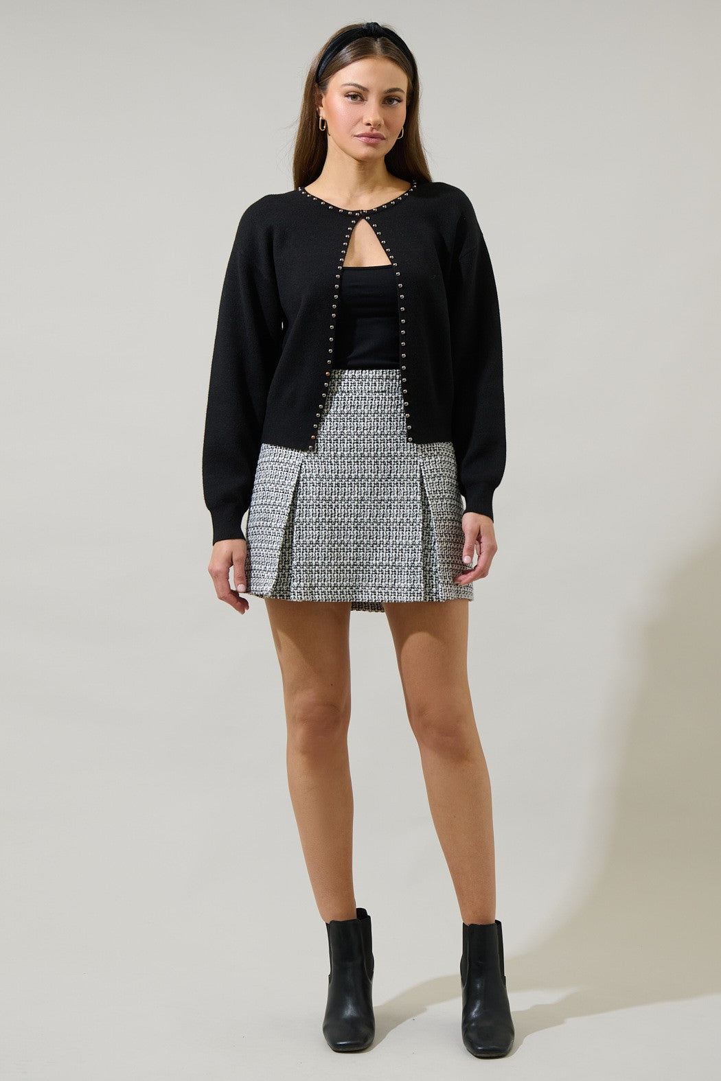 adara stud cardigan