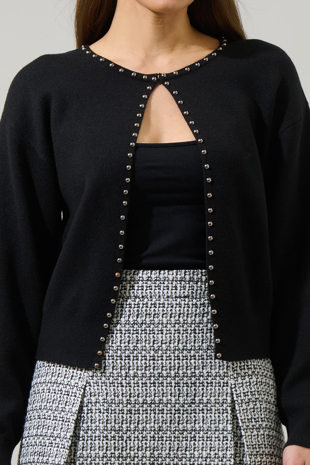 adara stud cardigan