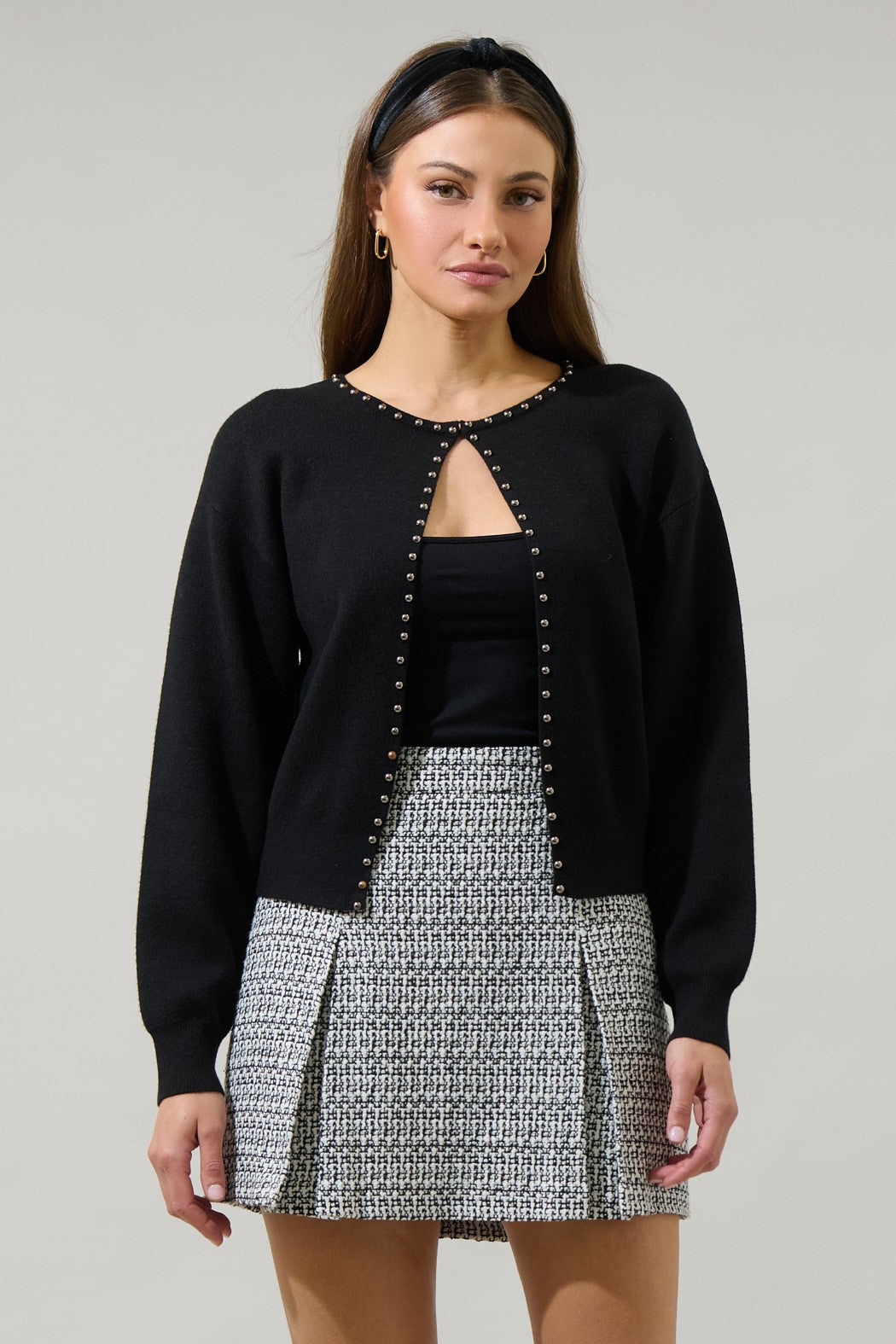 adara stud cardigan