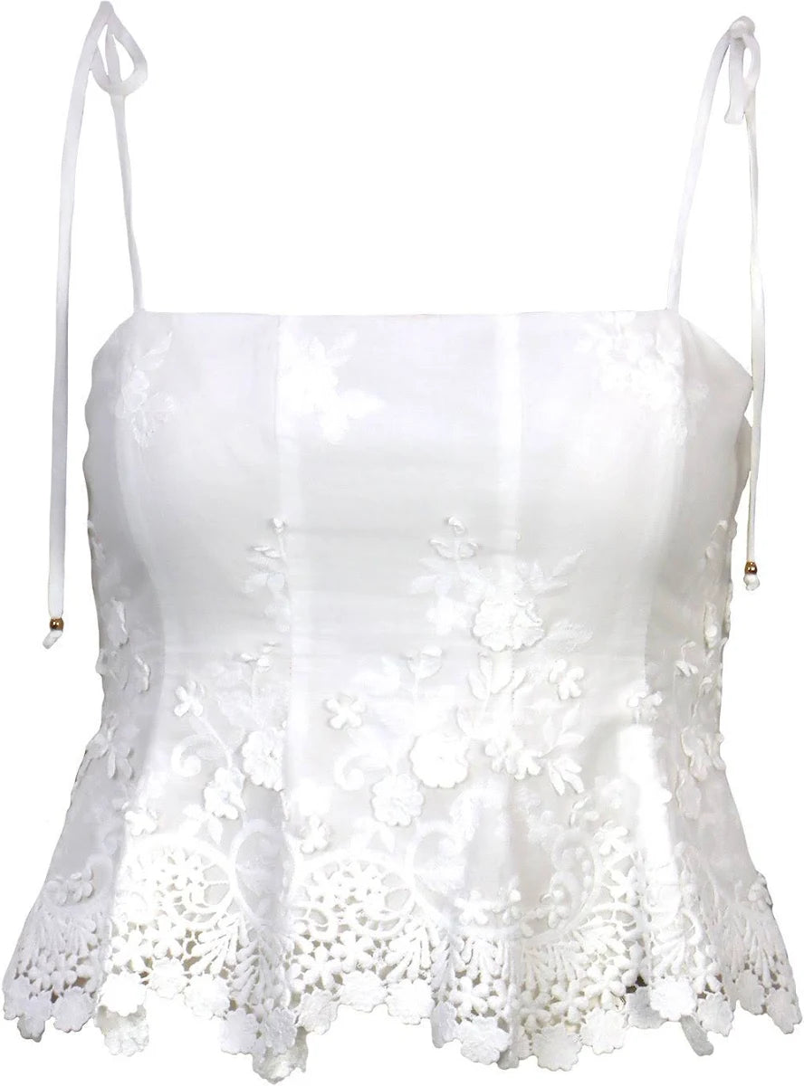 alice eyelet top