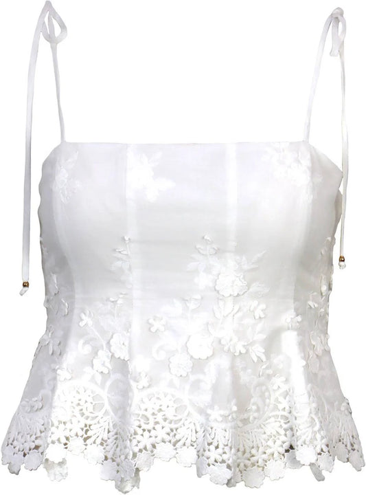 alice eyelet top