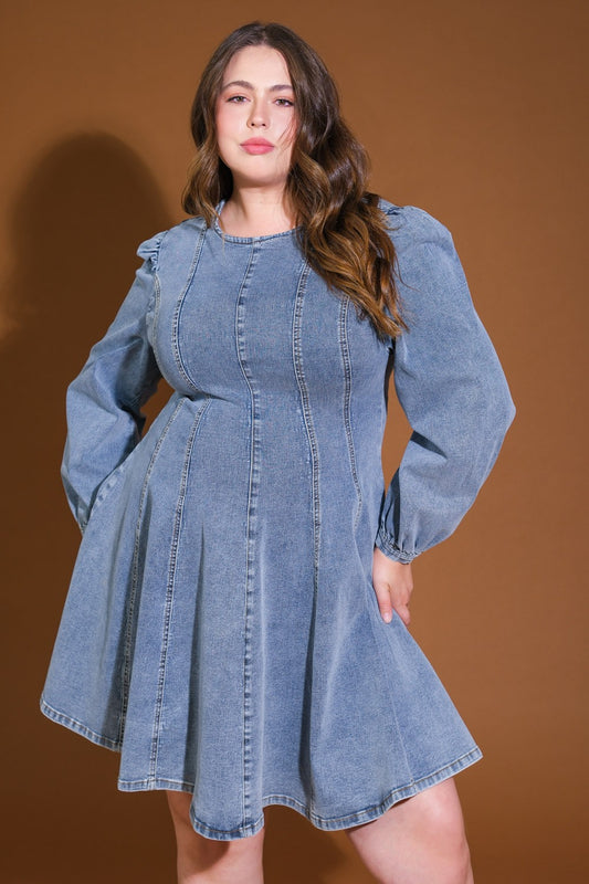 all in denim mini-curvy