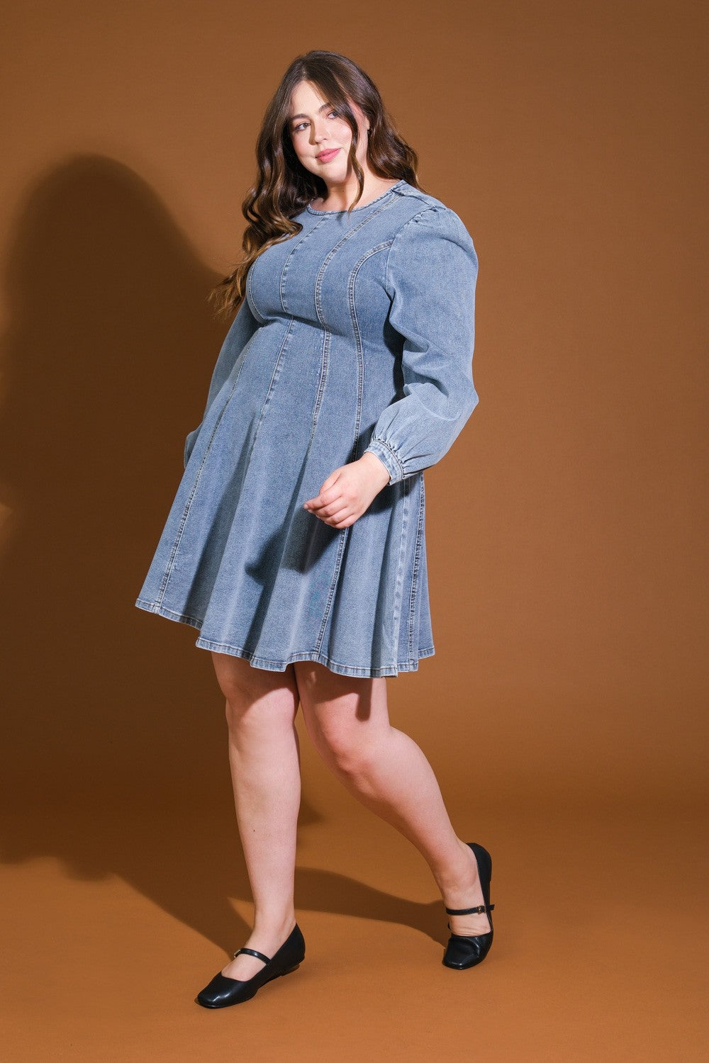 all in denim mini-curvy