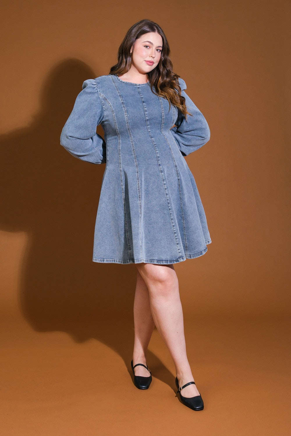 all in denim mini-curvy