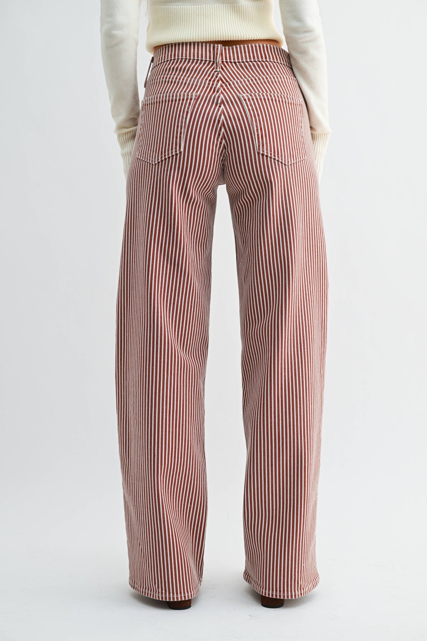 spicy striped wide leg