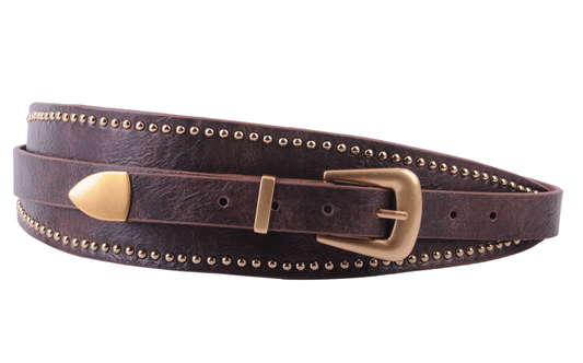 Studded Western Belt
