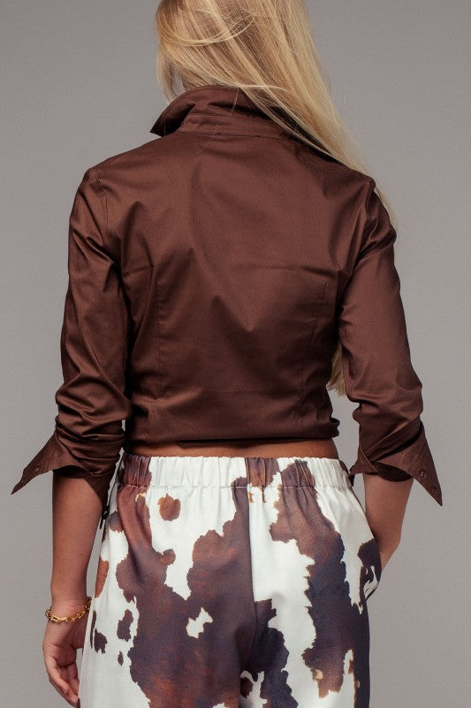 Classic Cotton Western Button-down