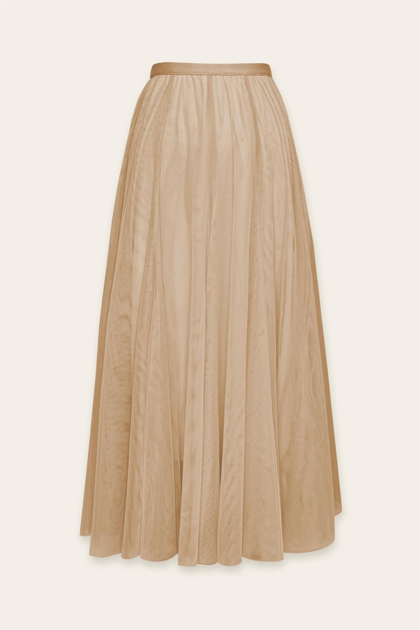 be free mesh panel midi skirt