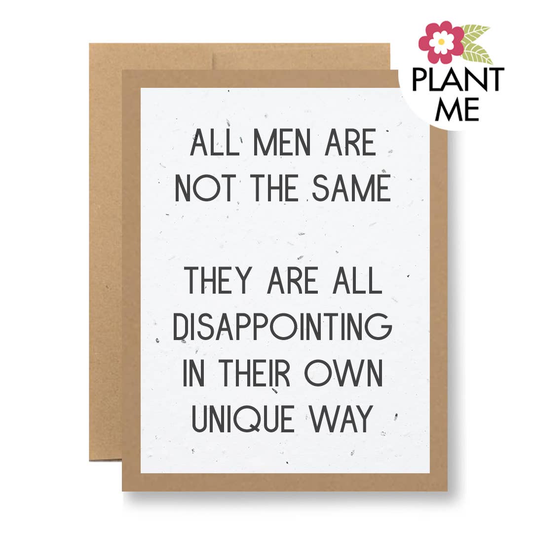 Plantable Seed Paper Greeting Card - ...own unique way