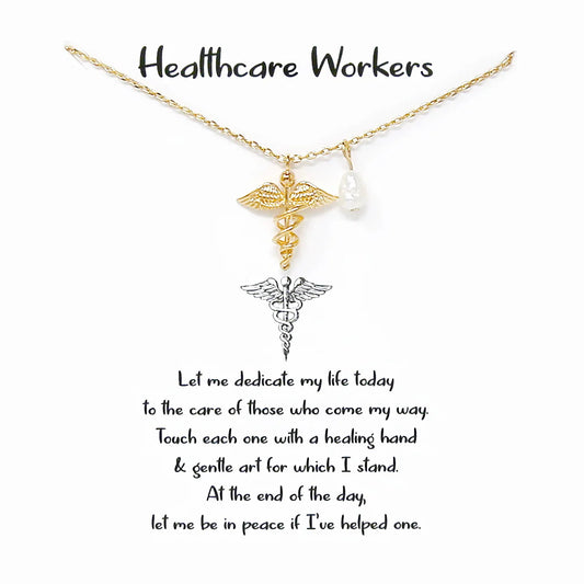 Healthcare Worker Pendant Short Necklace