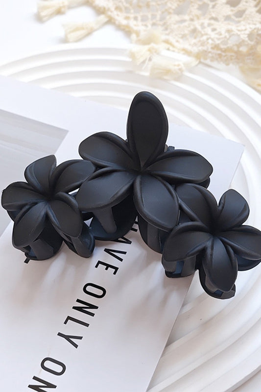 Matte Flower Claw Clip