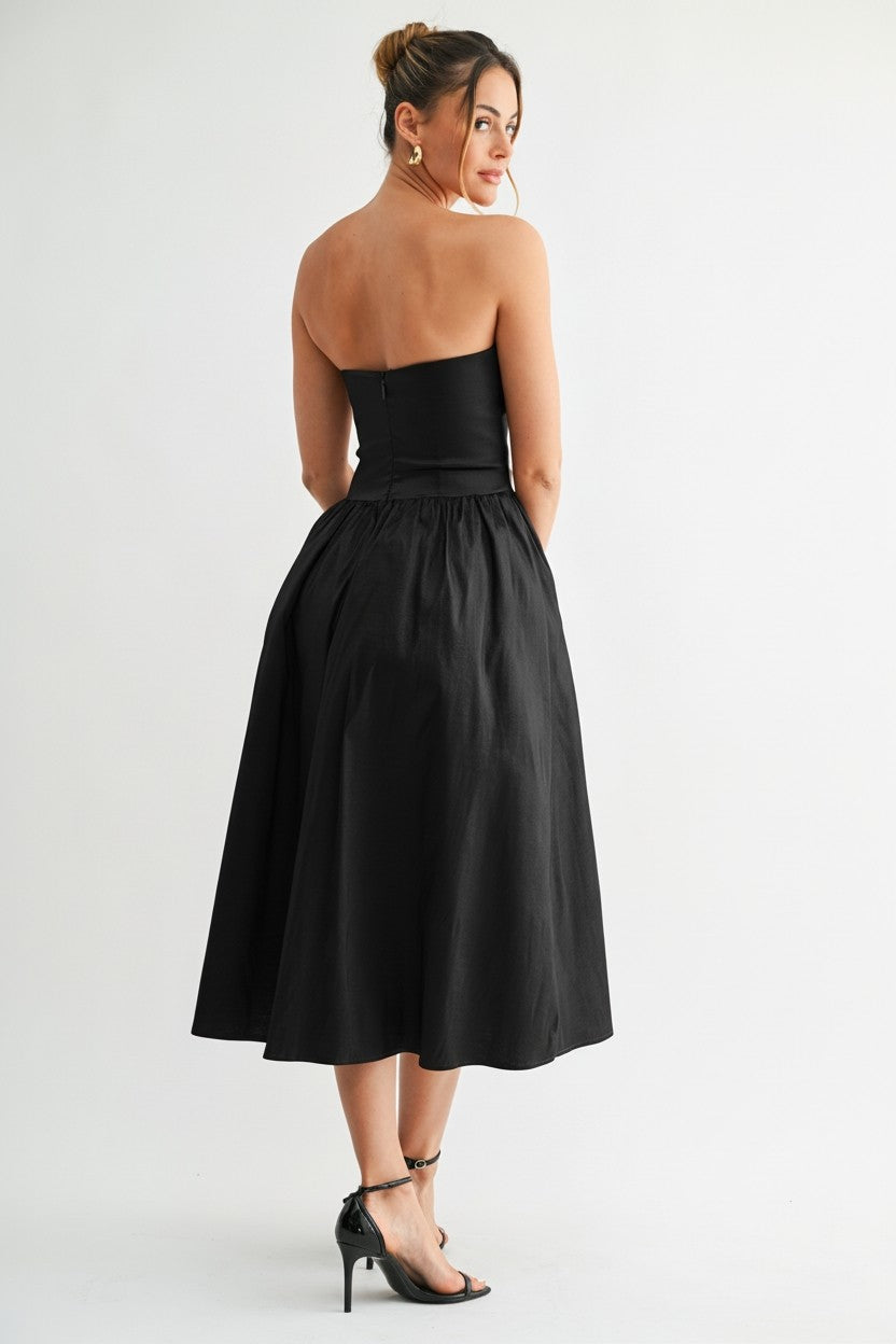 in bloom midi dress