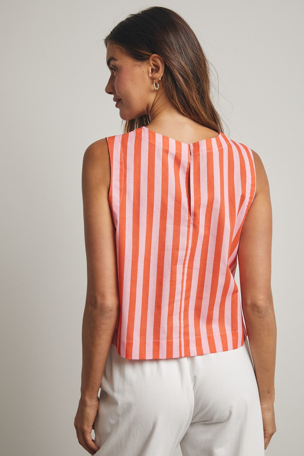 boardwalk babe striped tank