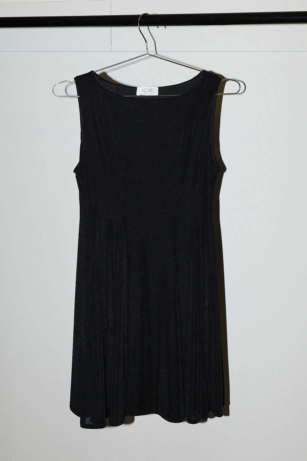 boat neck fit & flare mini dress