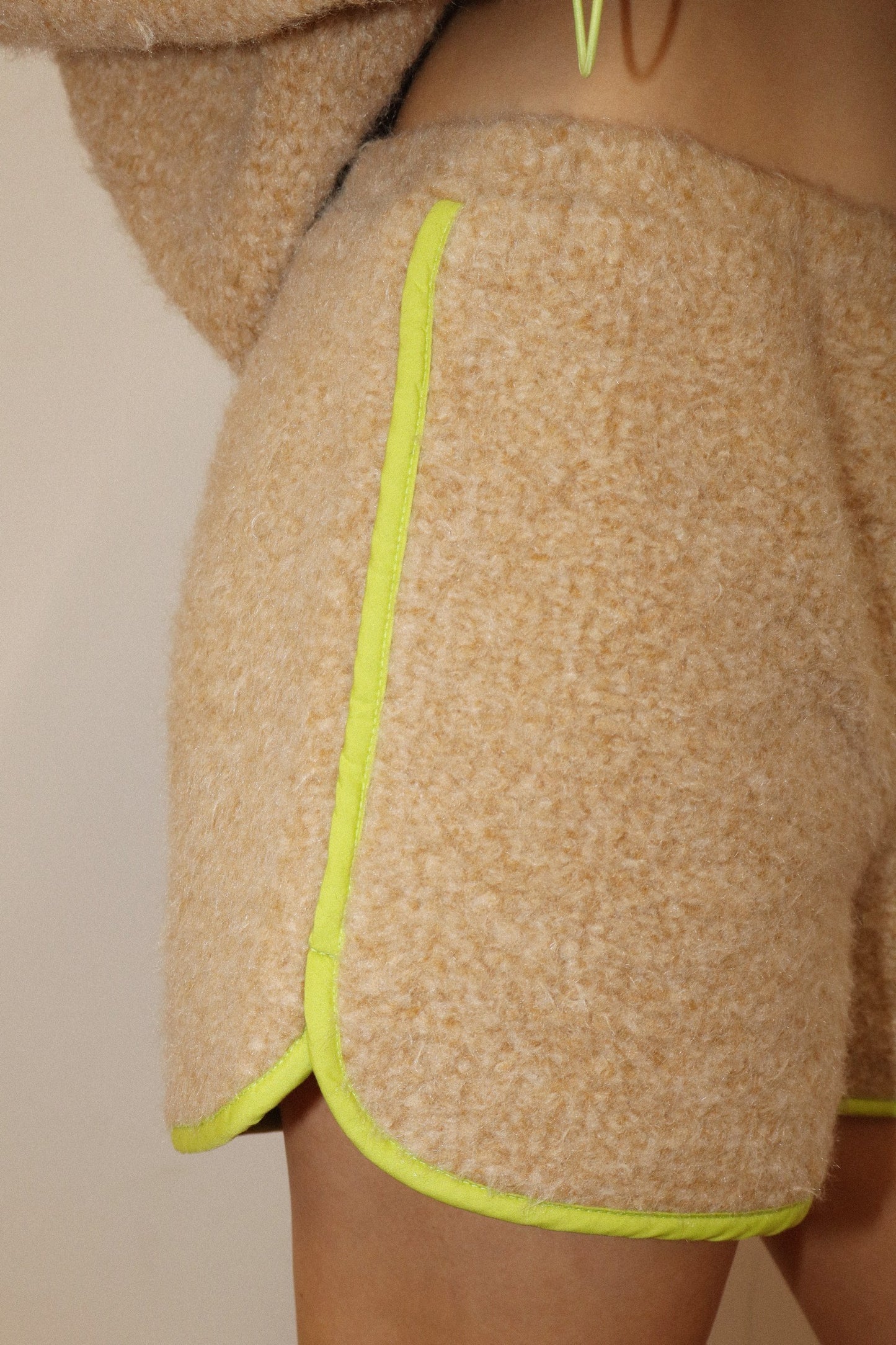 boucle shorts