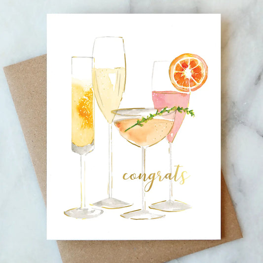 bubbly congrats card