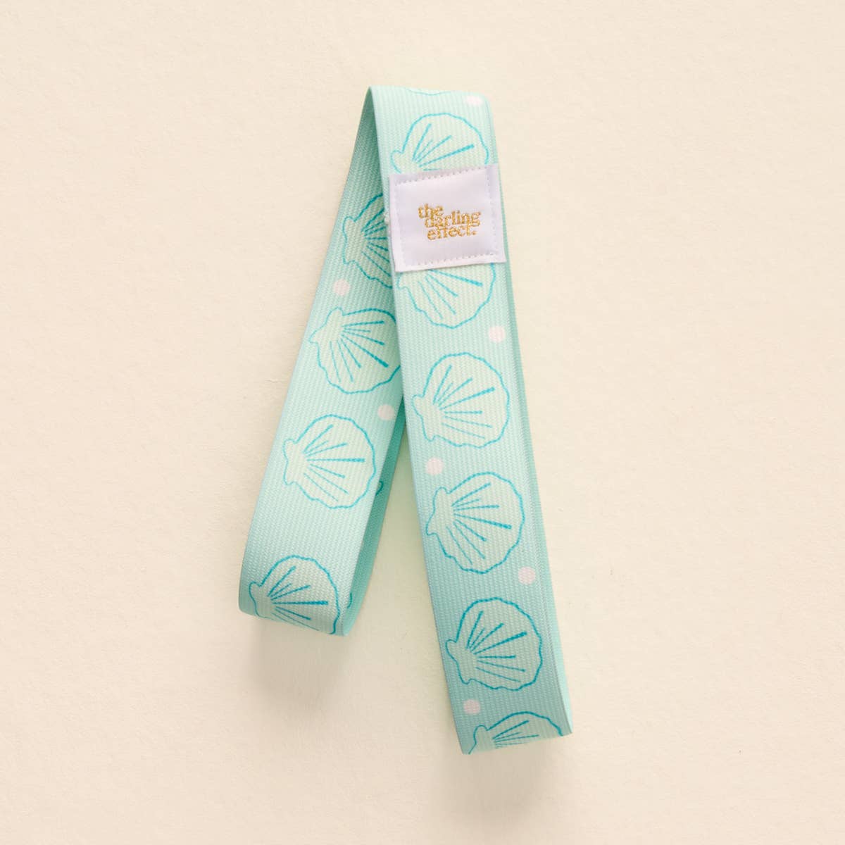 Stay-Put Towel Band–Seashells Aqua