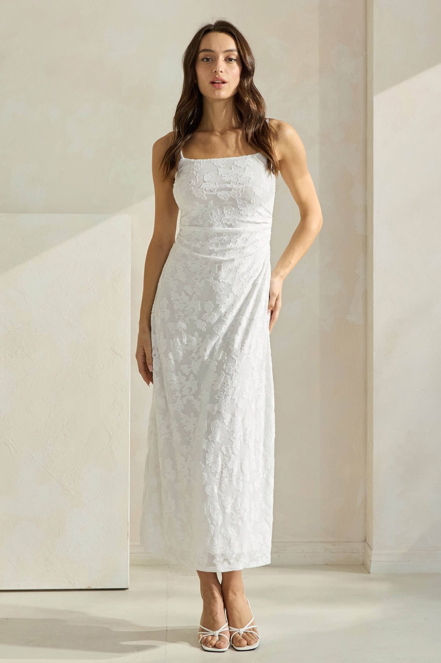 Novelty Textured Maxi Dress
