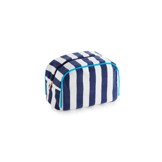 cabana stripe zip pouch