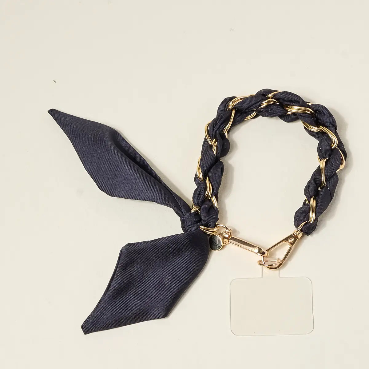 call me later phone scarf-black