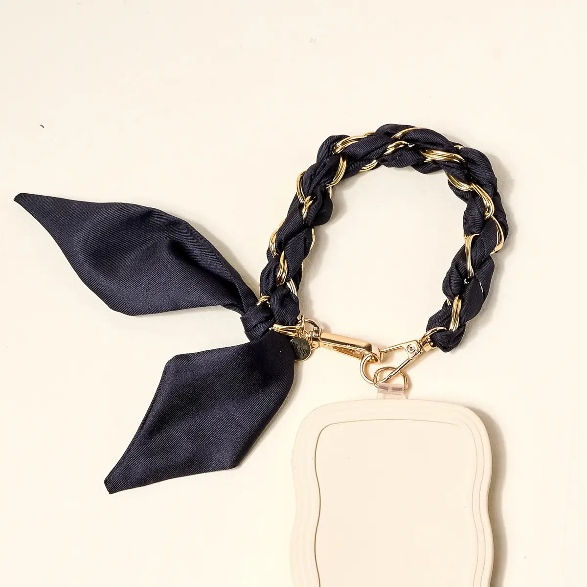 call me later phone scarf-black