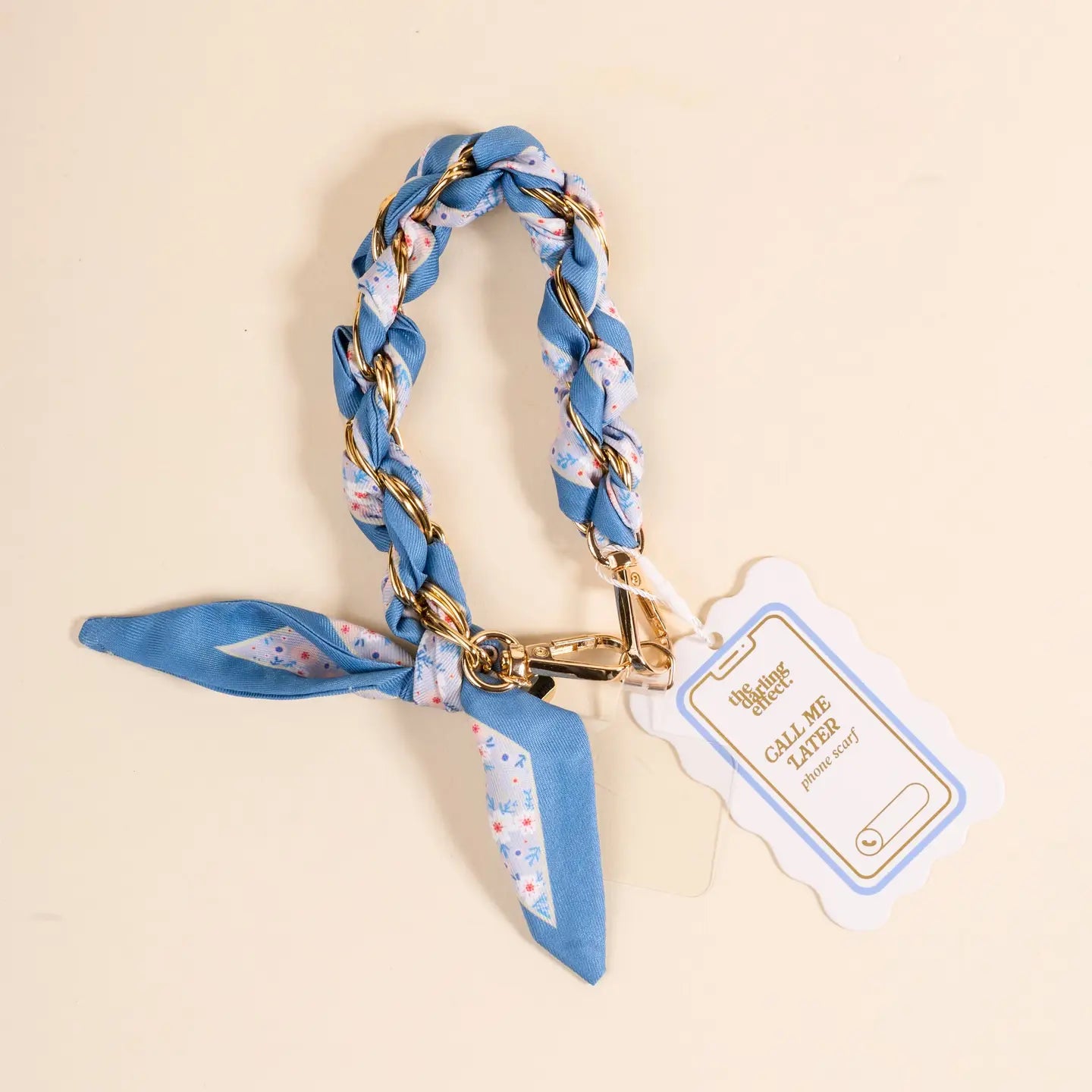 call me later phone scarf-forget me not