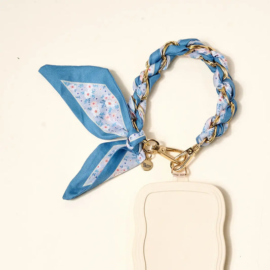 call me later phone scarf-forget me not