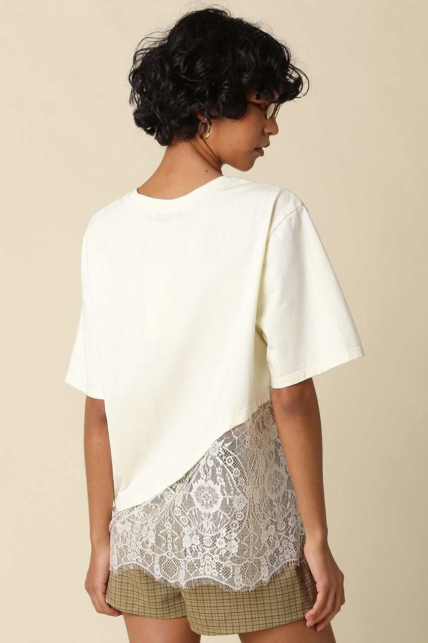 camila layered hem tee top