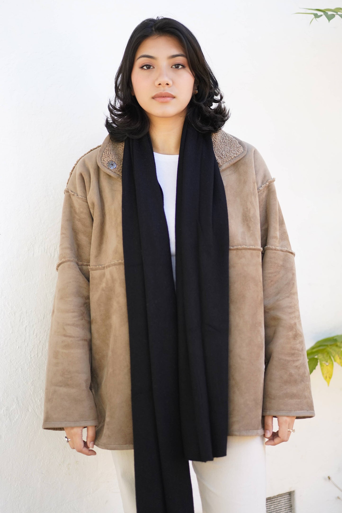 Cashmere Scarf/Wrap Black