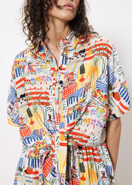 celiane printed shirt