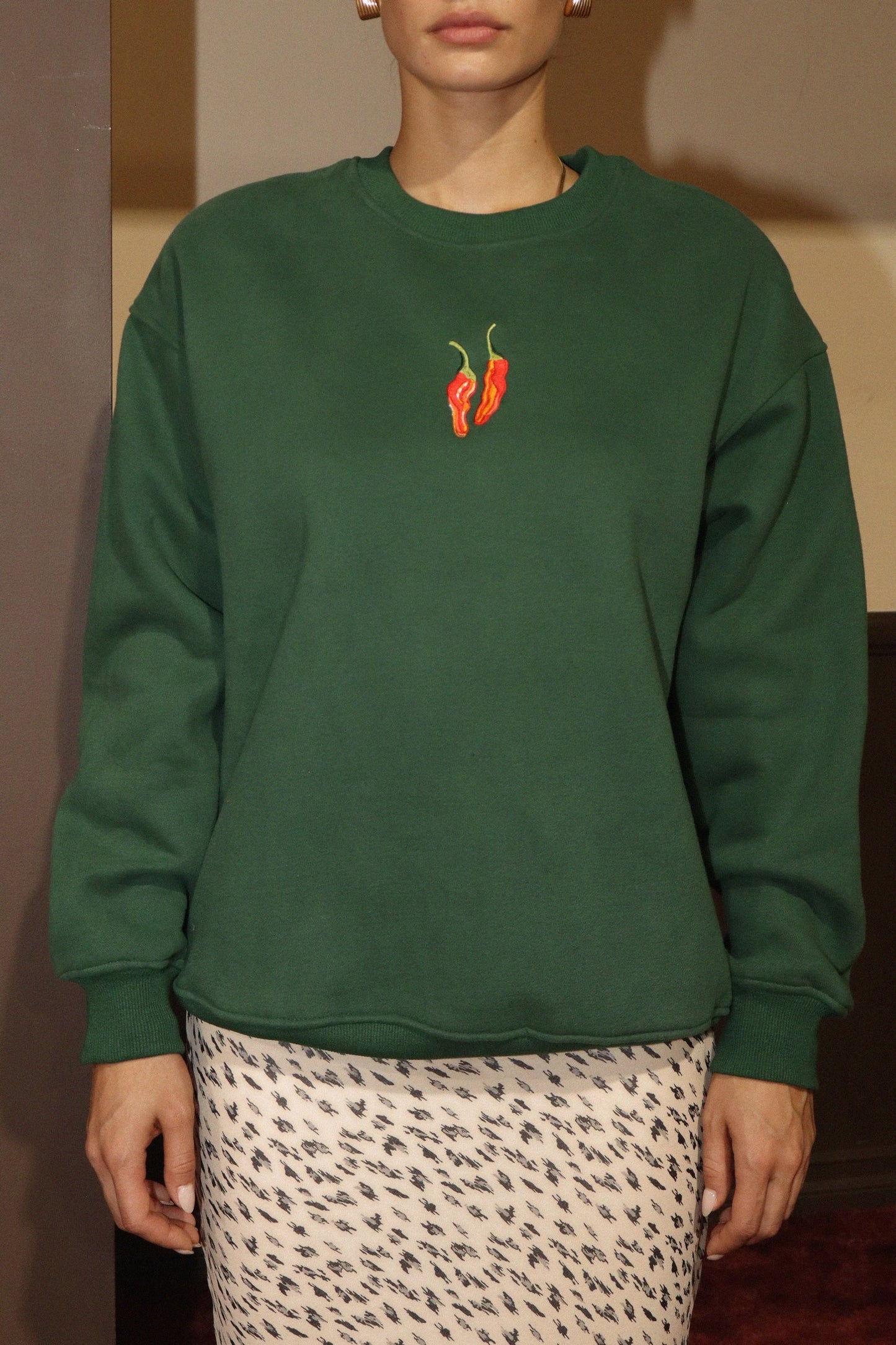 chili pepper sweatshirt