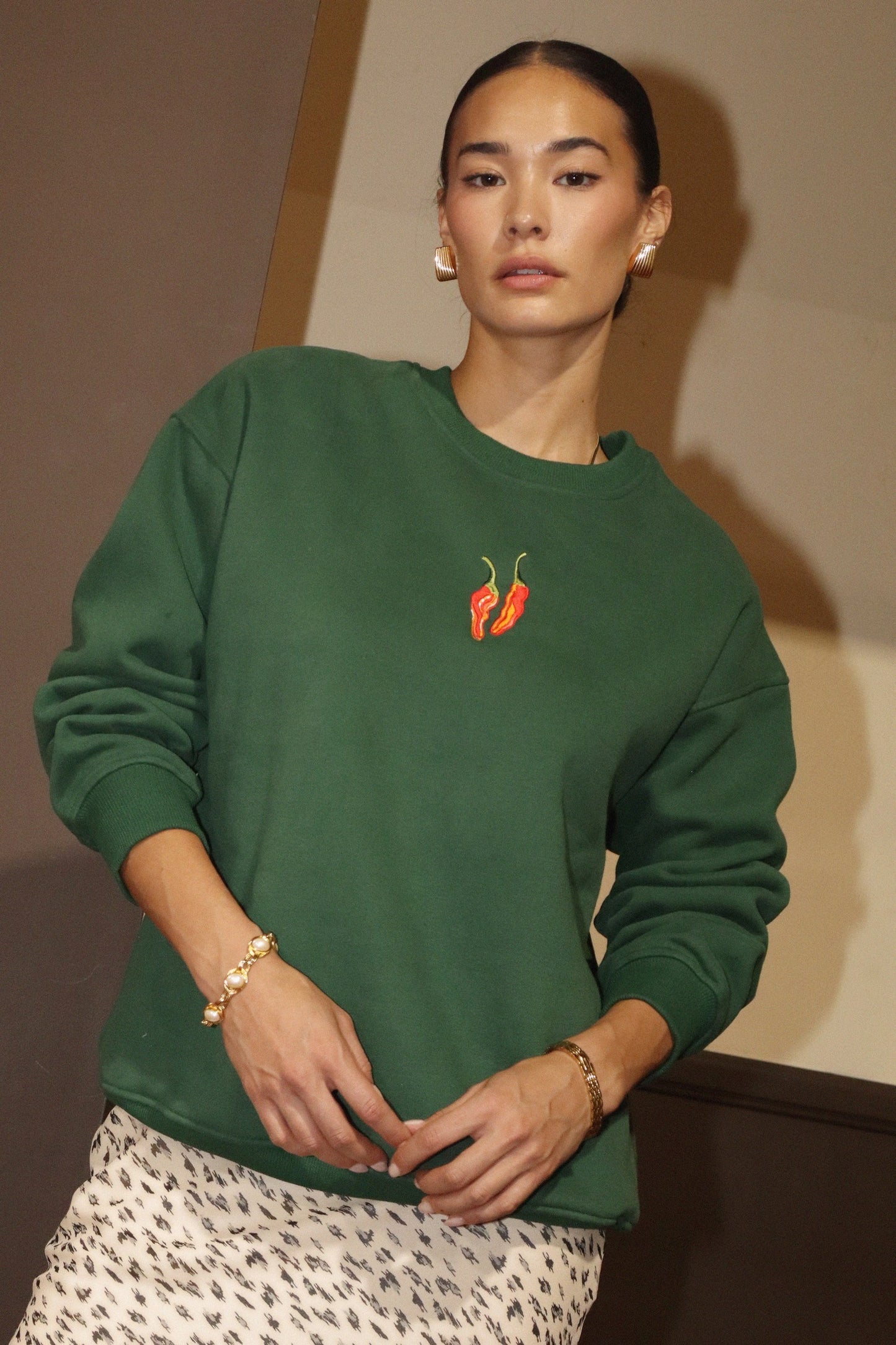 chili pepper sweatshirt