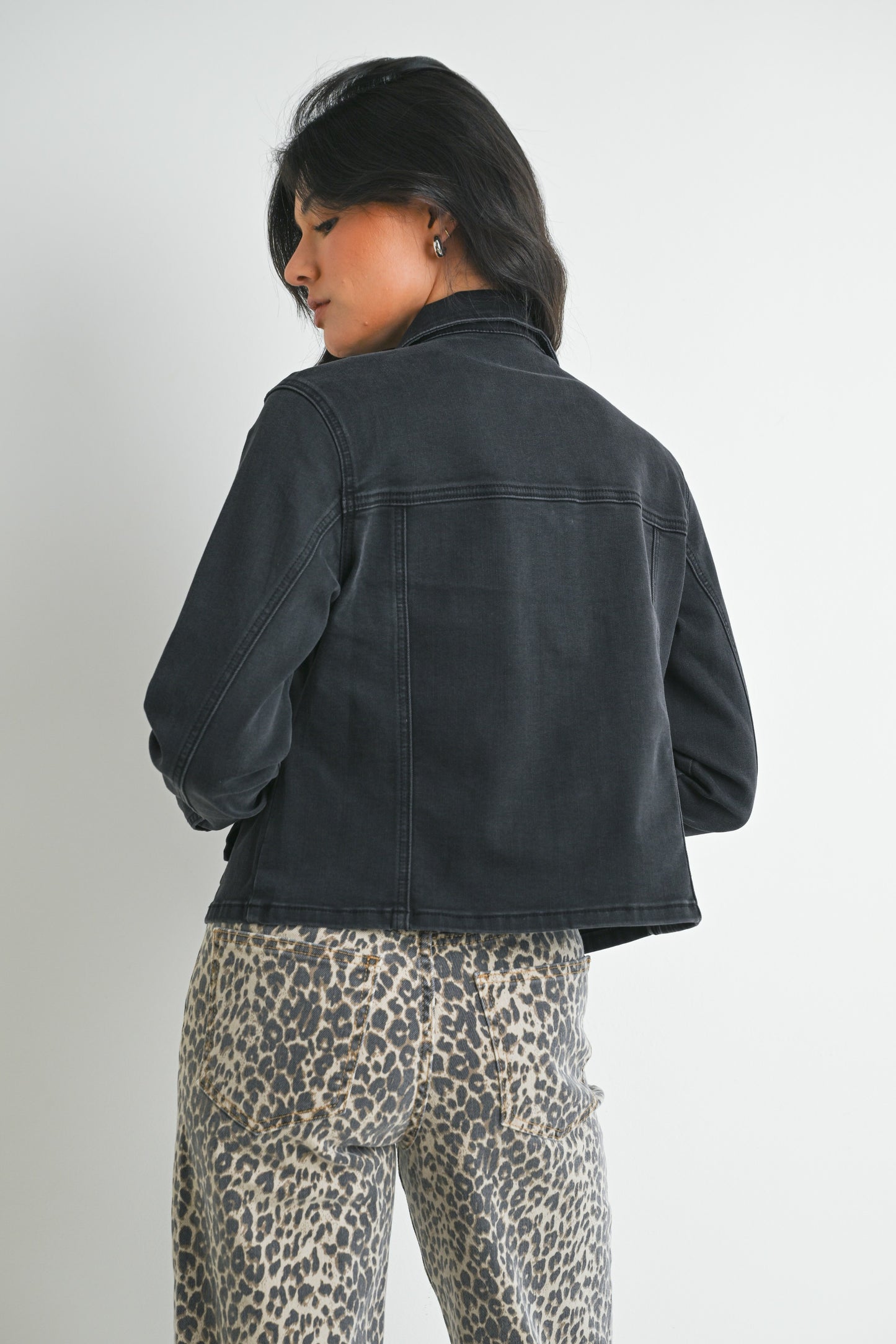 classic stretch denim jacket