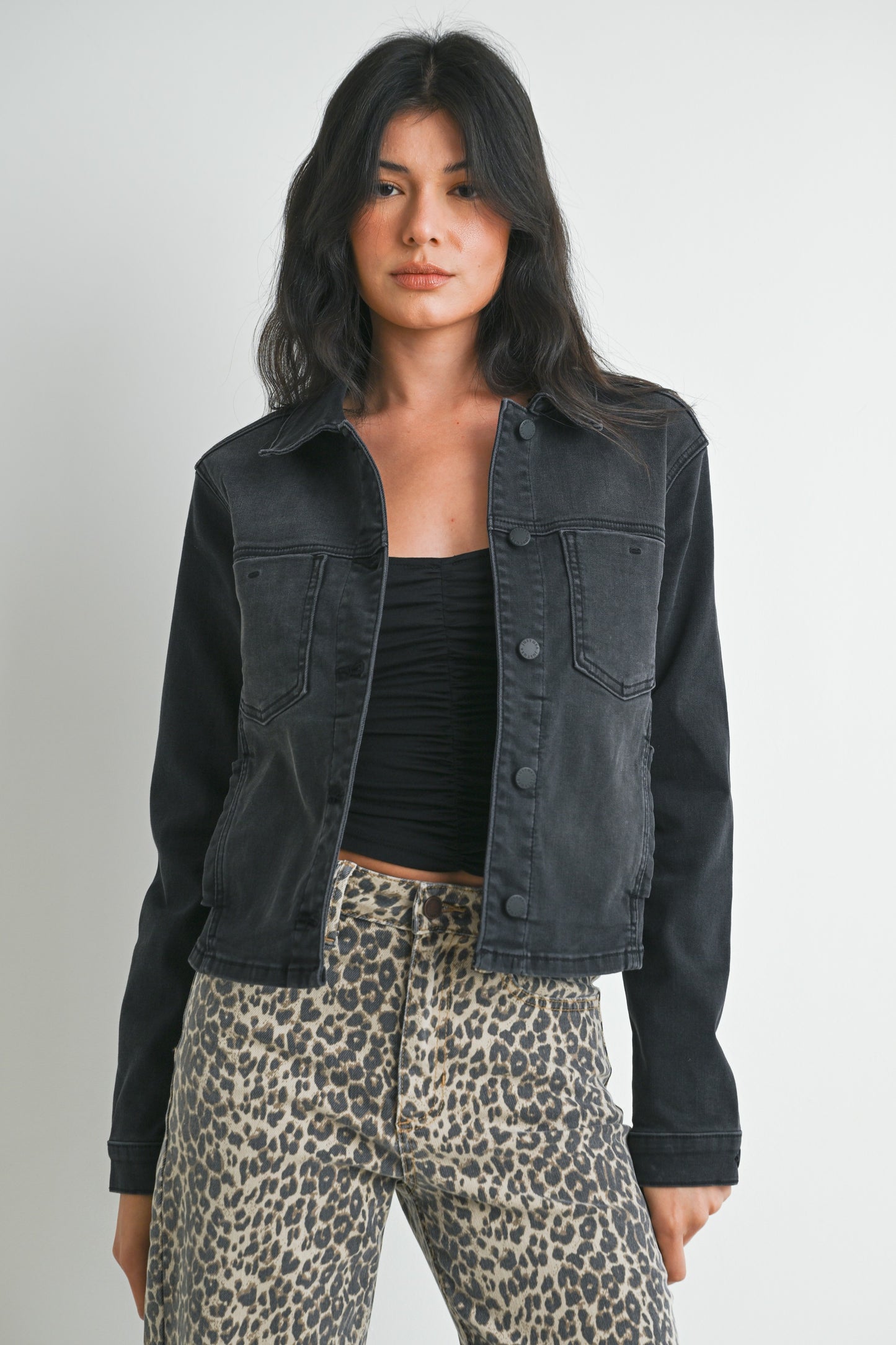 classic stretch denim jacket