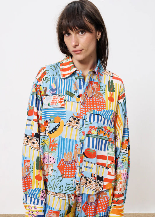 cloane printed shirt