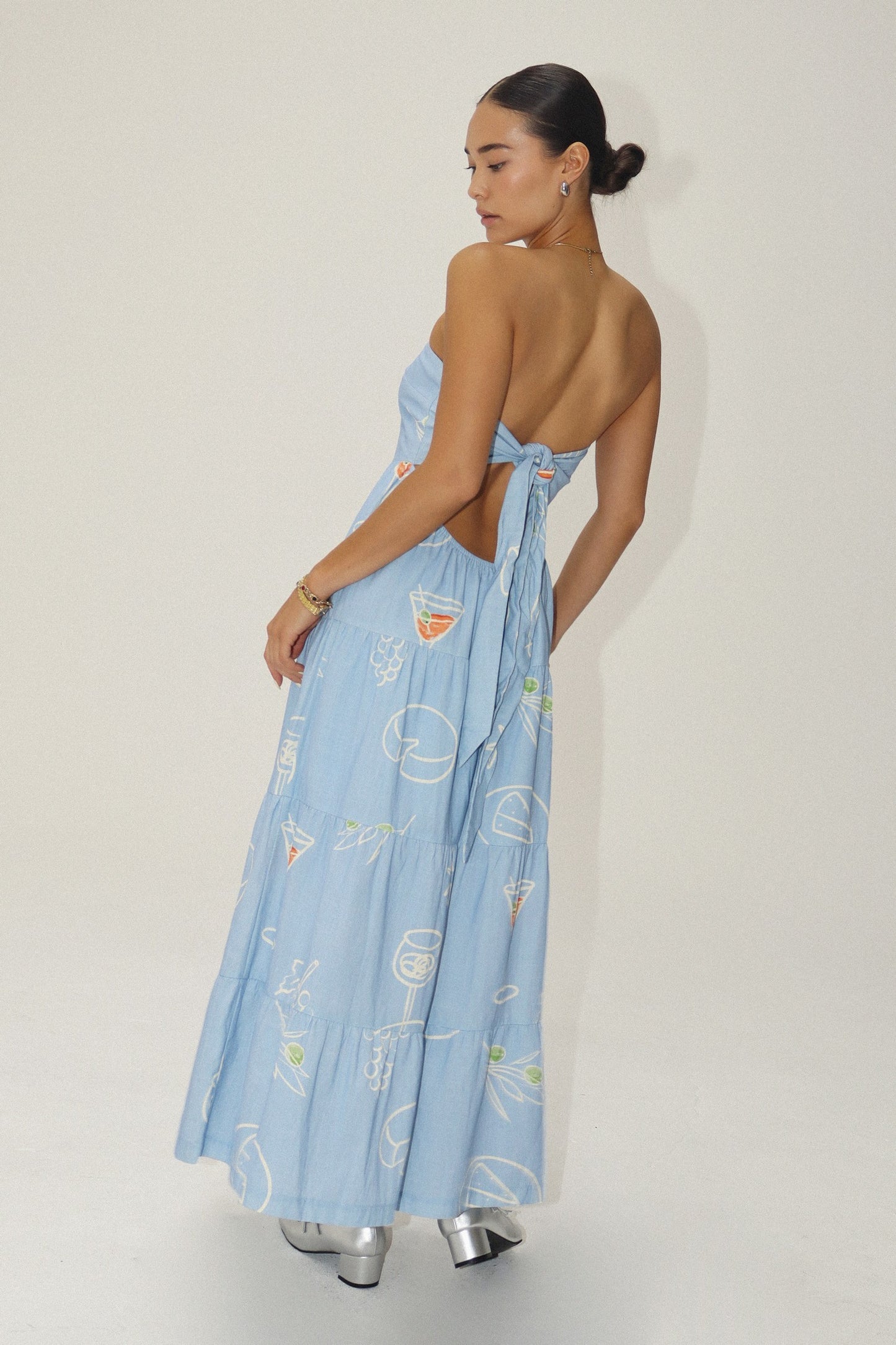 cocktail hour strapless dress