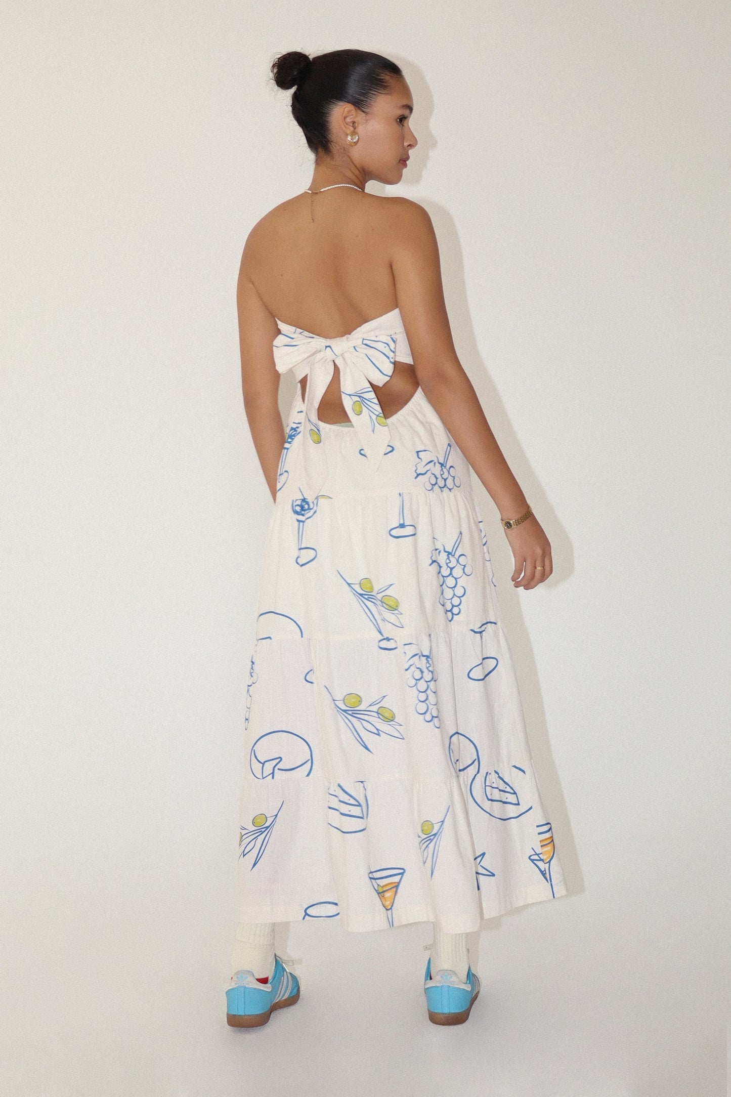 cocktail hour strapless dress