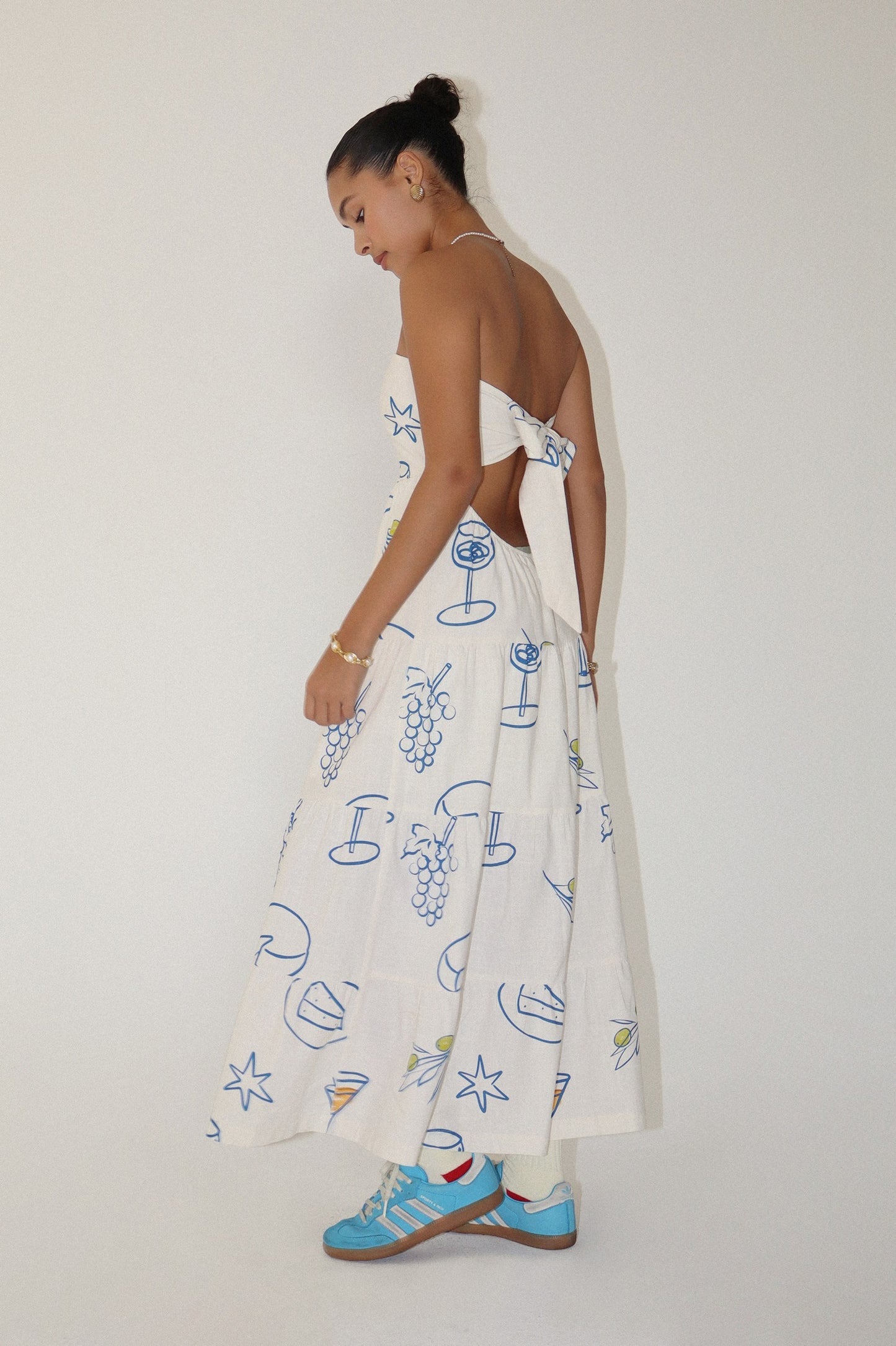 cocktail hour strapless dress