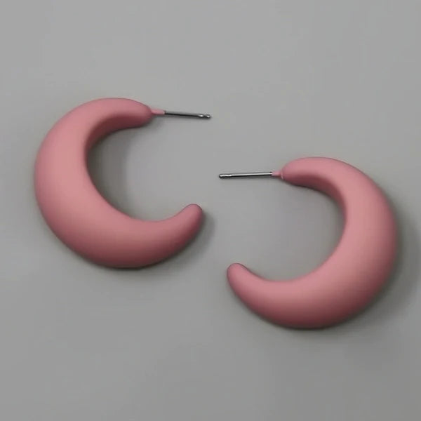 colored hoop earrings
