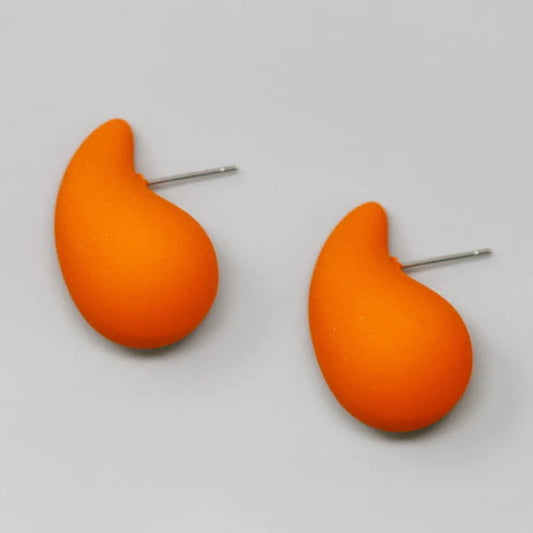 Color Pop Tear Drop Studs