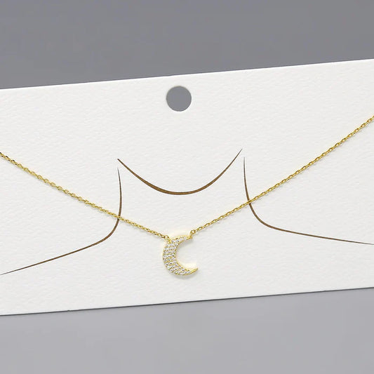 crescent moon necklace
