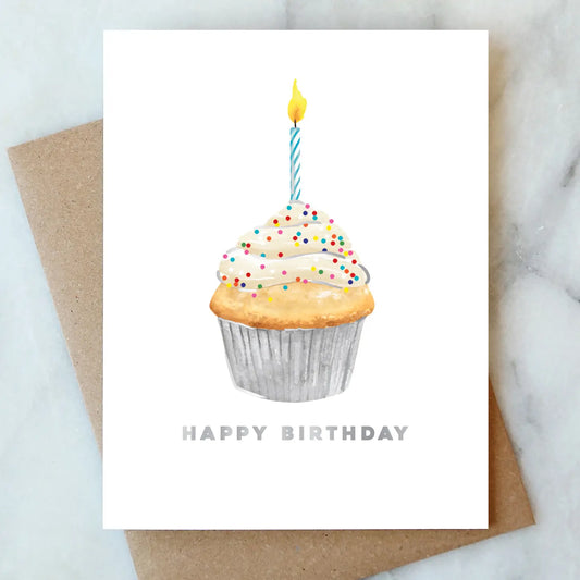 cupcake birthday card