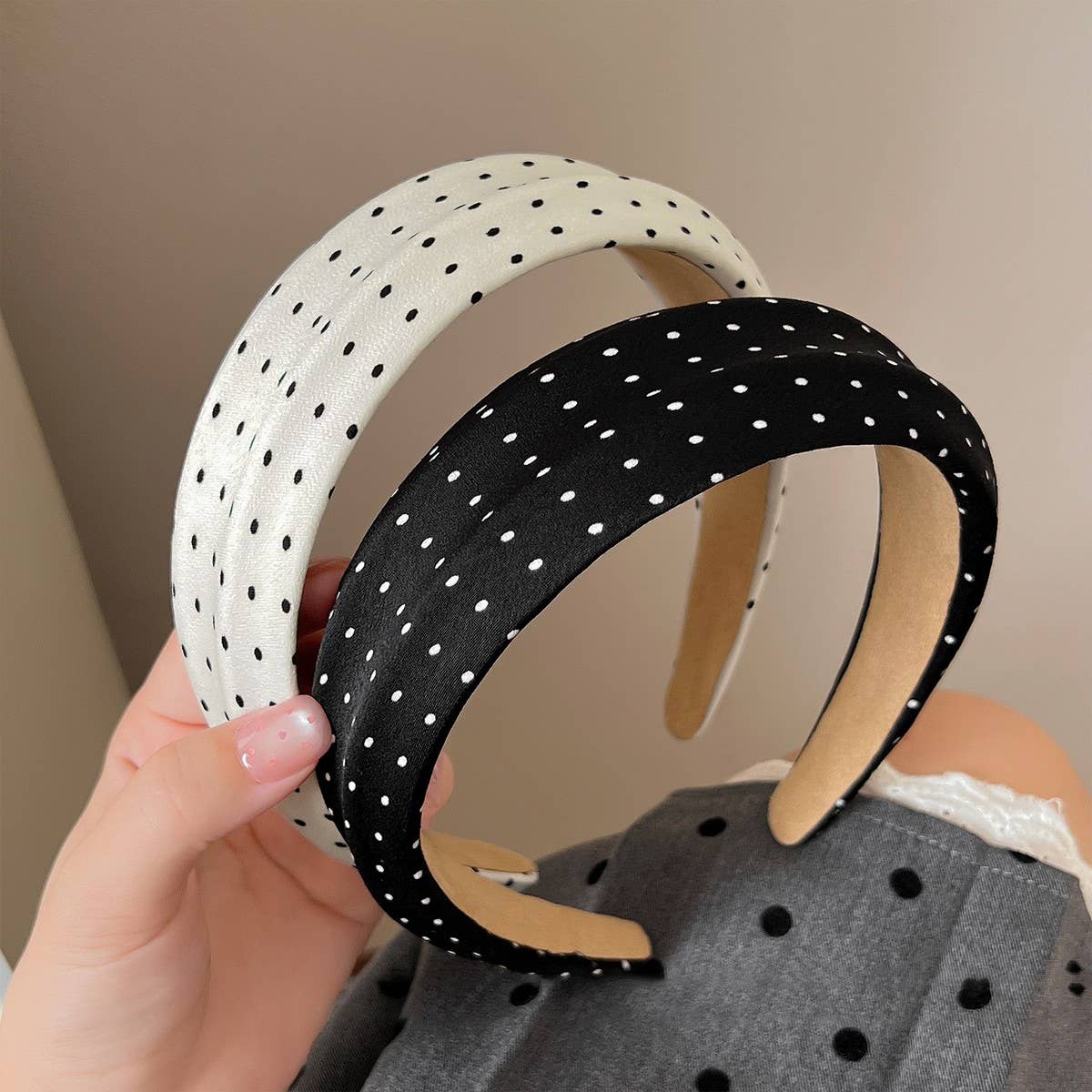 Polka Dot Wide Headband