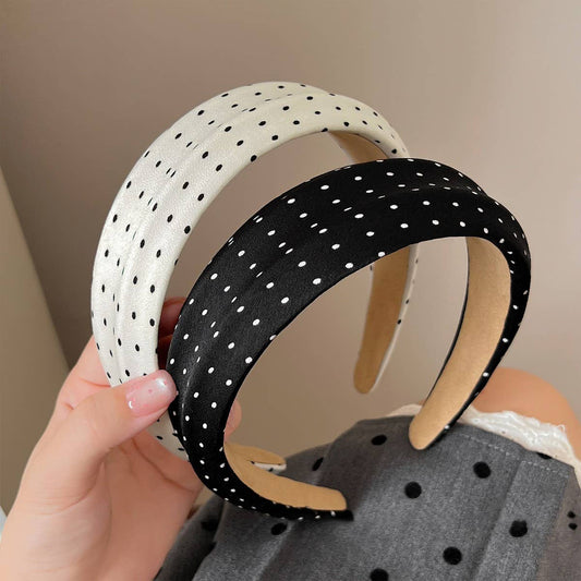 Polka Dot Wide Headband