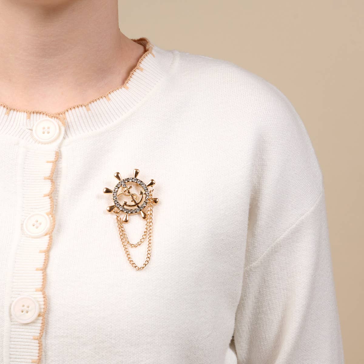 Timeless Brooch–Sailor's Charm