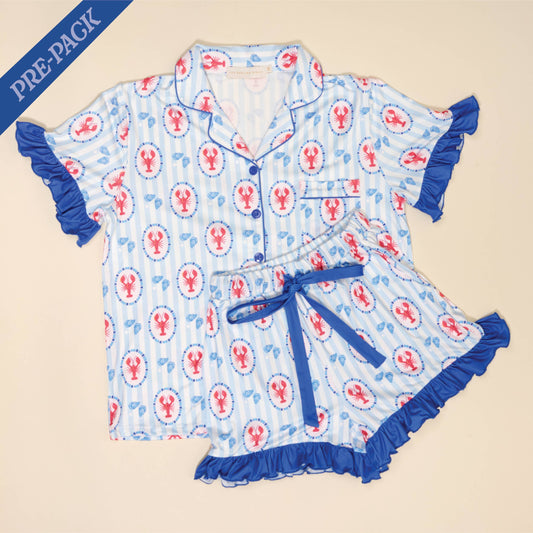 Slumber Party Pajama Shorts Set