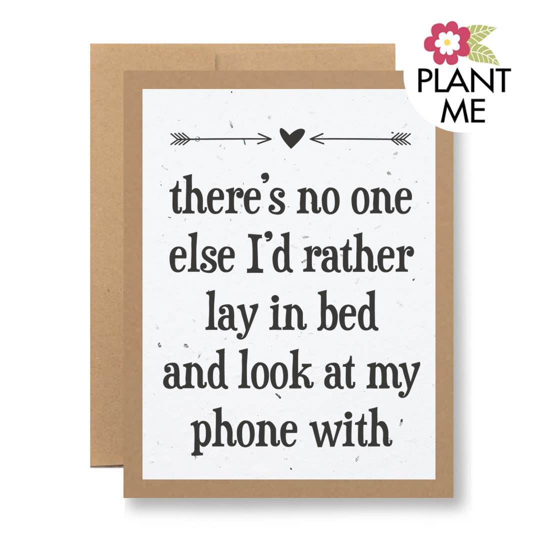 Plantable Seed Paper Greeting Card - There's no one else...