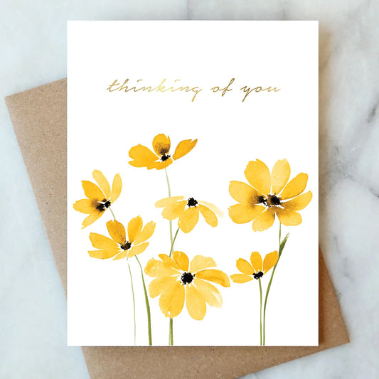 daisy sympathy card